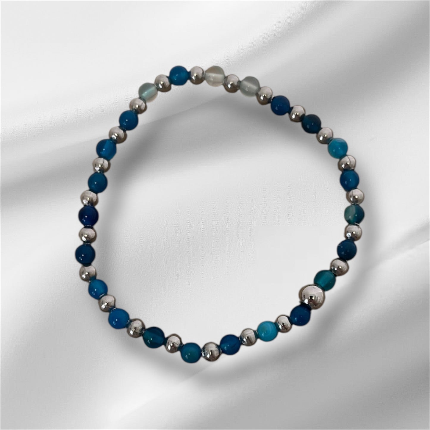 Beaded Bracelet 4mm  - Made in Canada