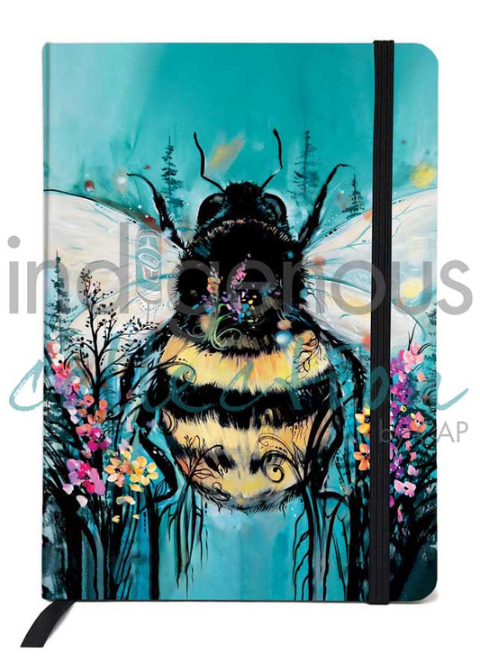 Bumble Bee Lined Journal