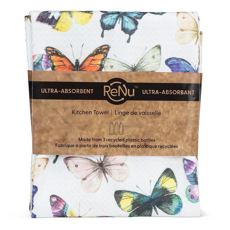 Butterflies Double Sided Kitchen Towel