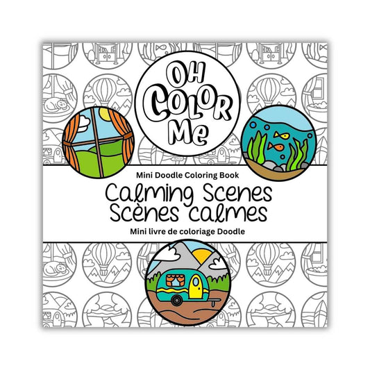 Calming Scenes Mini Coloring Book