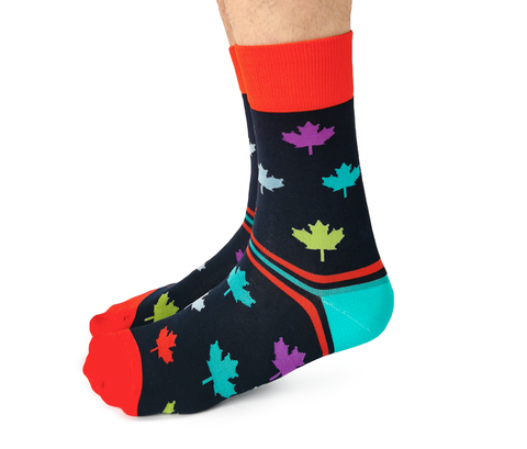 Canada in Colour Mens Crew Socks