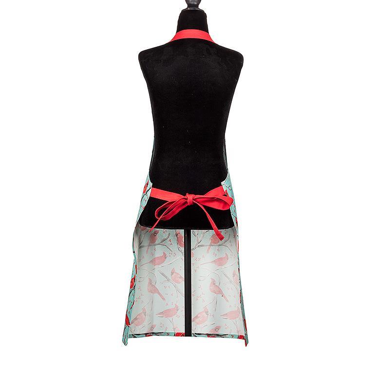 Cardinal Print Apron