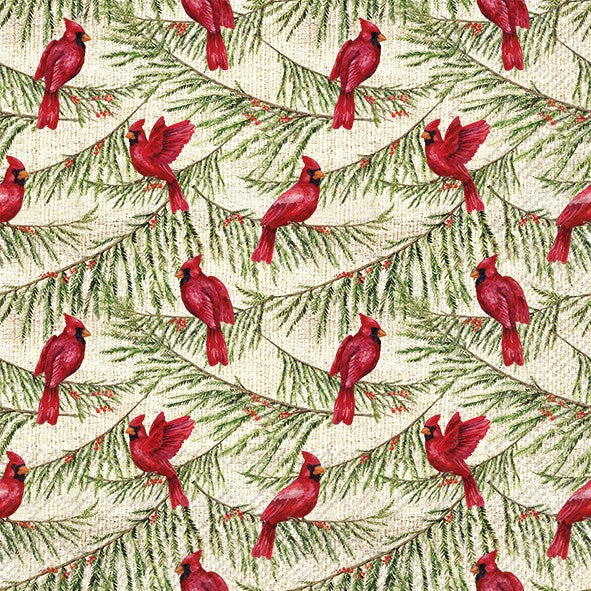 Serviettes cocktail d'hiver et de vacances
