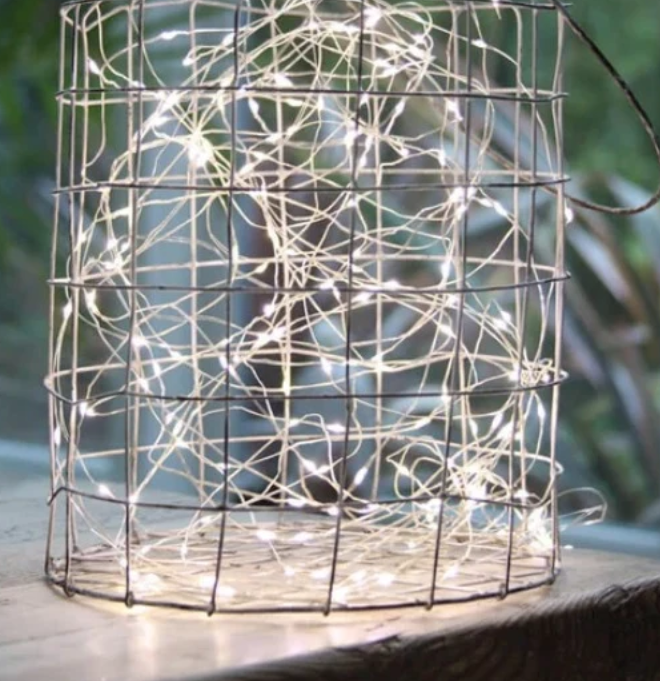 Cascade Silver Plug-In Light