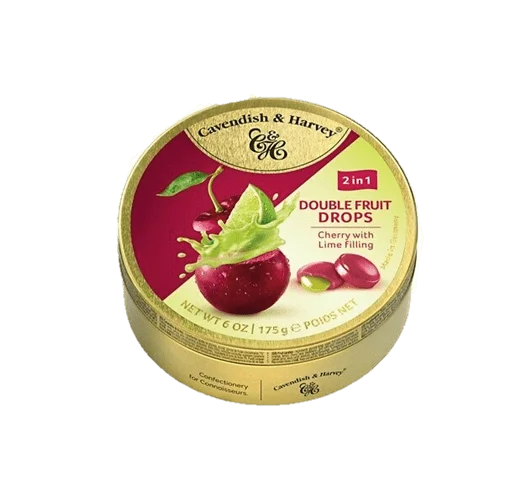 Gouttes de bonbons en étain