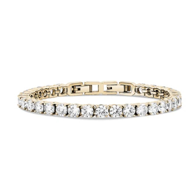 Classic Tennis Bracelet (5mm)  Gold