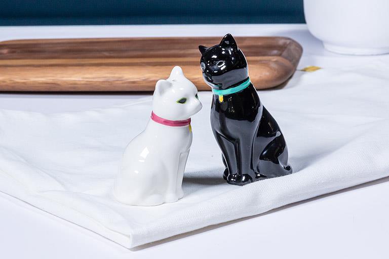 Cuddling Cat Salt & Pepper Set