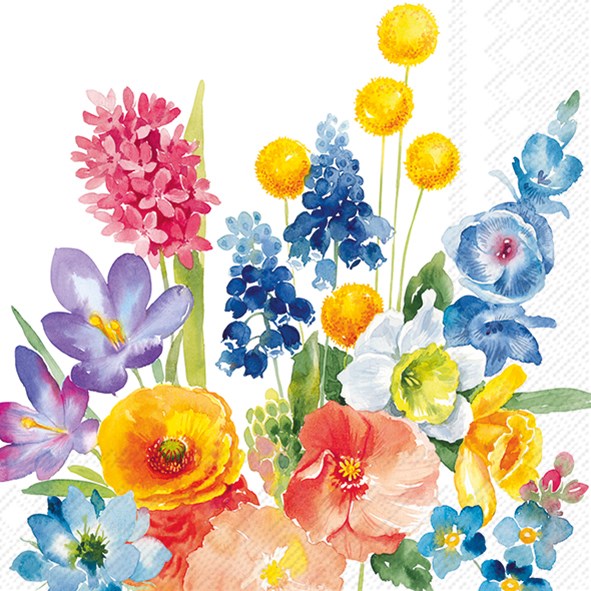 Serviettes cocktail printemps/été