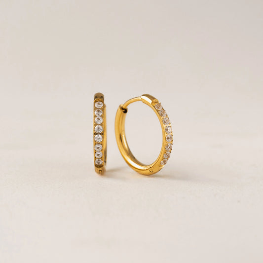 Evie 15mm Hoop Earrings