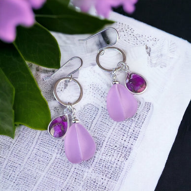 Boucles d'oreilles d'eau douce