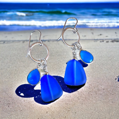 Boucles d'oreilles d'eau douce