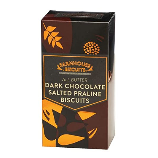 Luxury Dark Chocolate & Salted Praline Biscuits