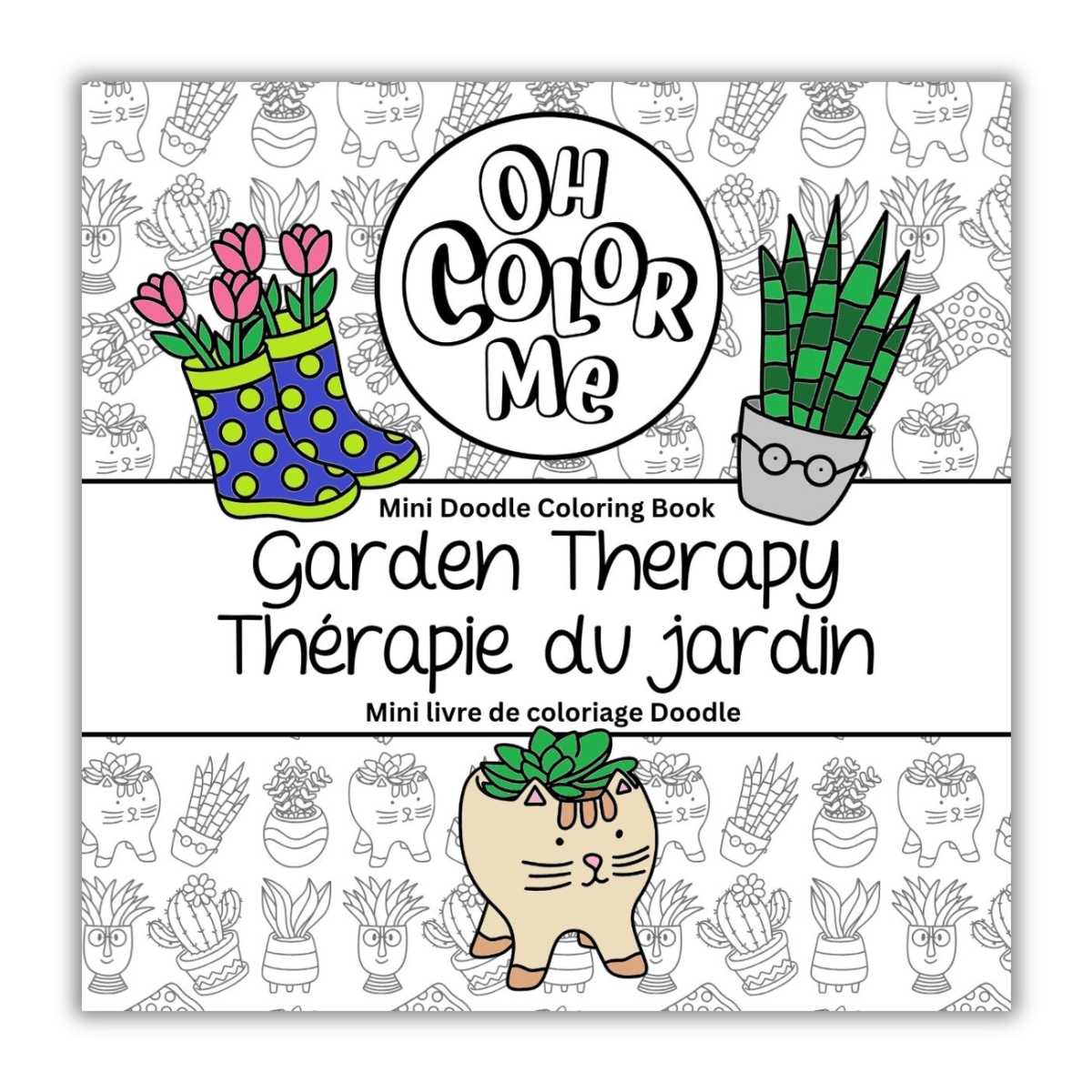Garden Therapy Mini Coloring Book