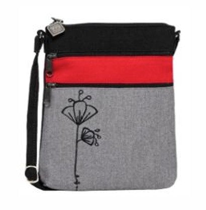 Grab and Go Bag with Flower Outline