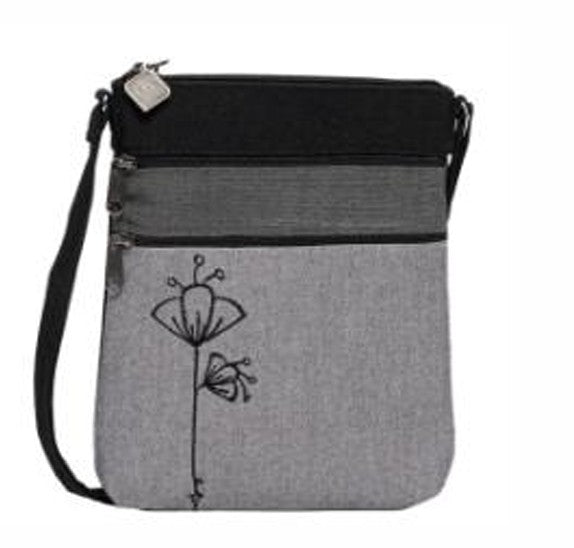 Grab and Go Bag with Flower Outline