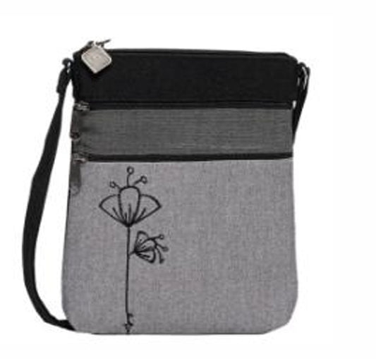 Grab and Go Bag with Flower Outline