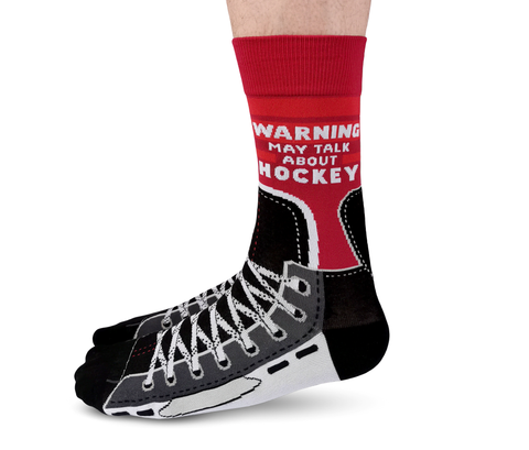 Hockey Talk Mens Crew Socks