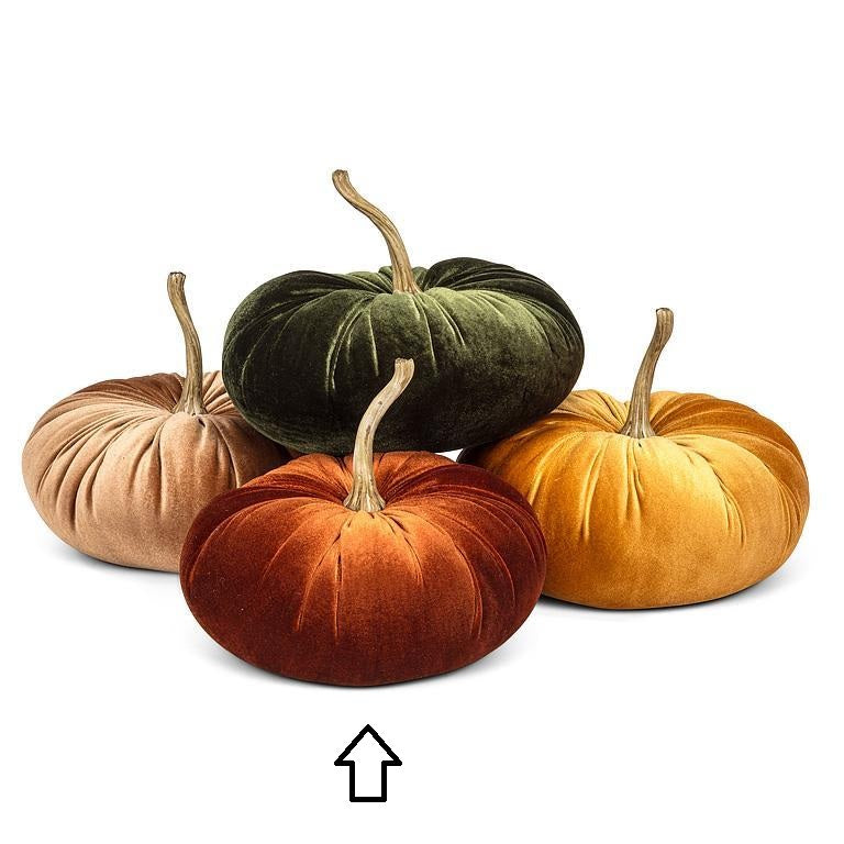 Small Velvet Pumpkin