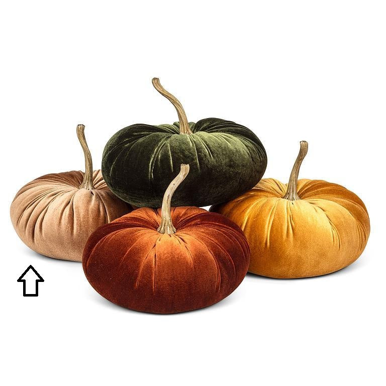 Small Velvet Pumpkin