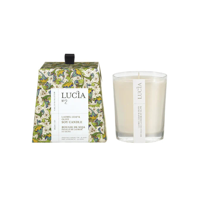 Laurel Leaf & Olive Soy Candle