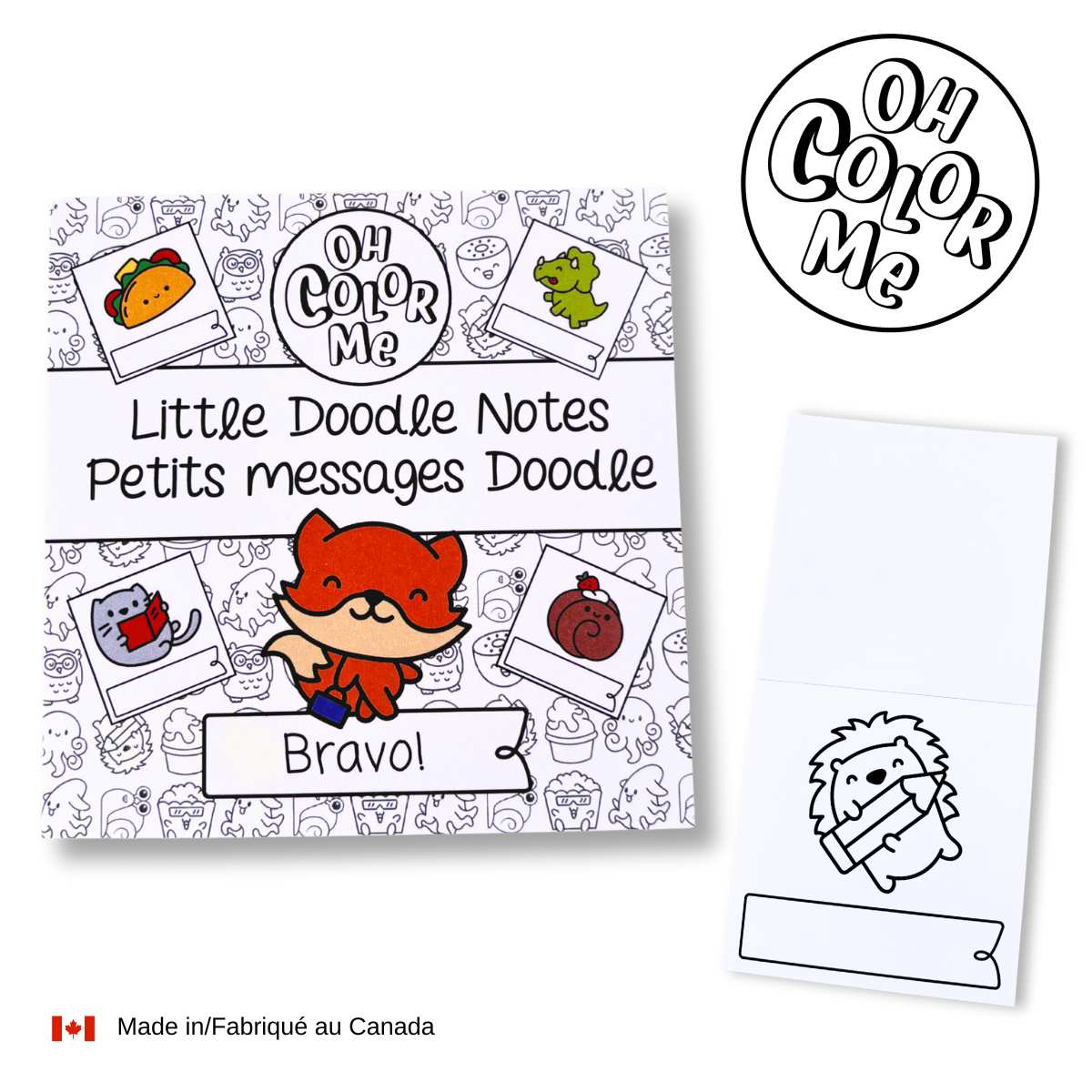Little Doodle Notes Mini Coloring Book