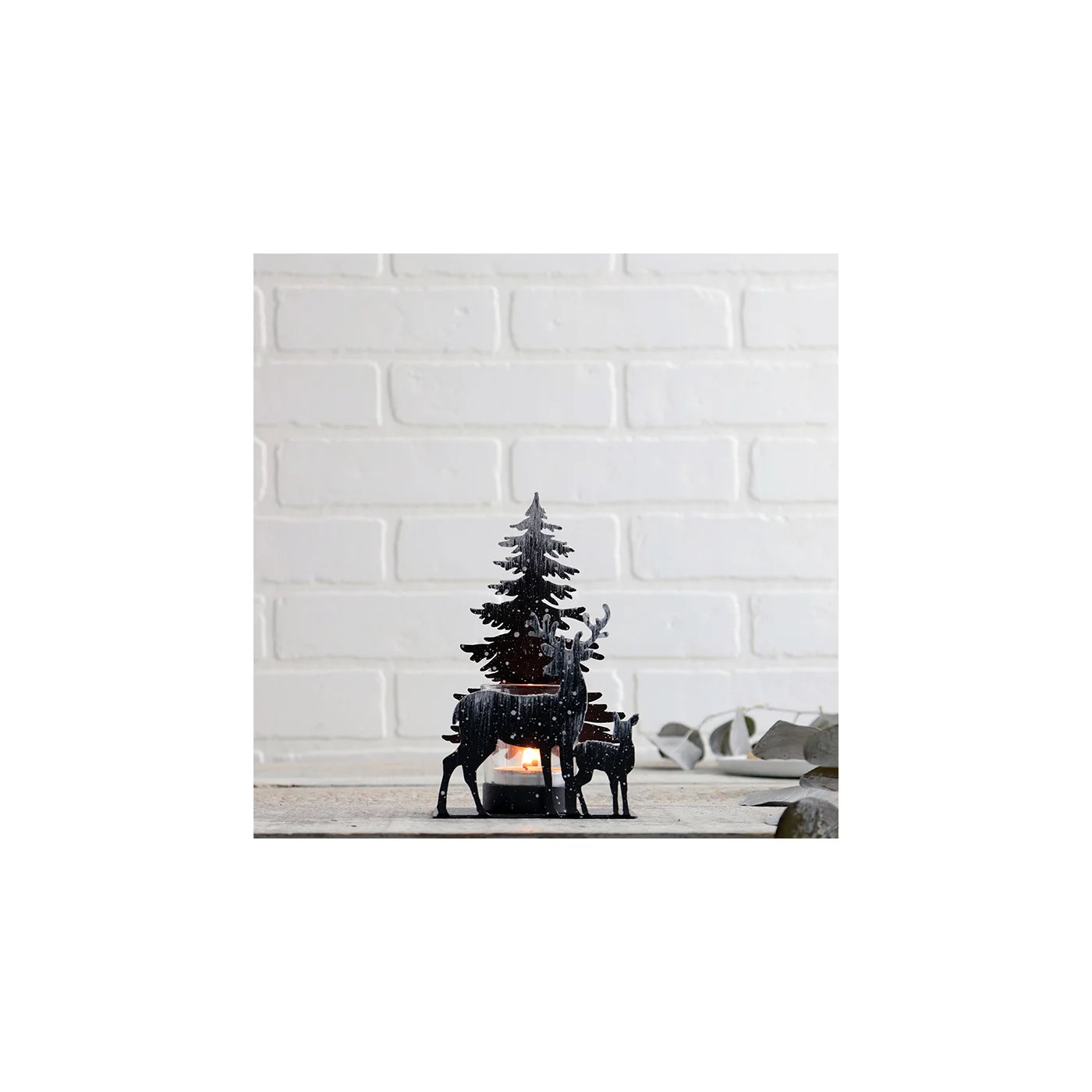 Midnight Shimmer Laser Cut Candle Holder