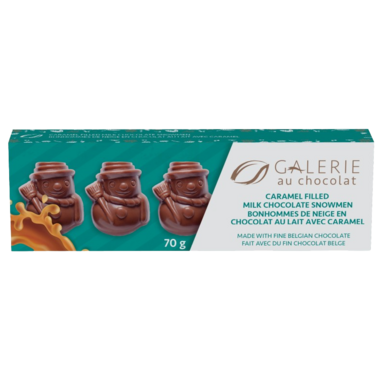 Bonhomme de neige au chocolat au lait