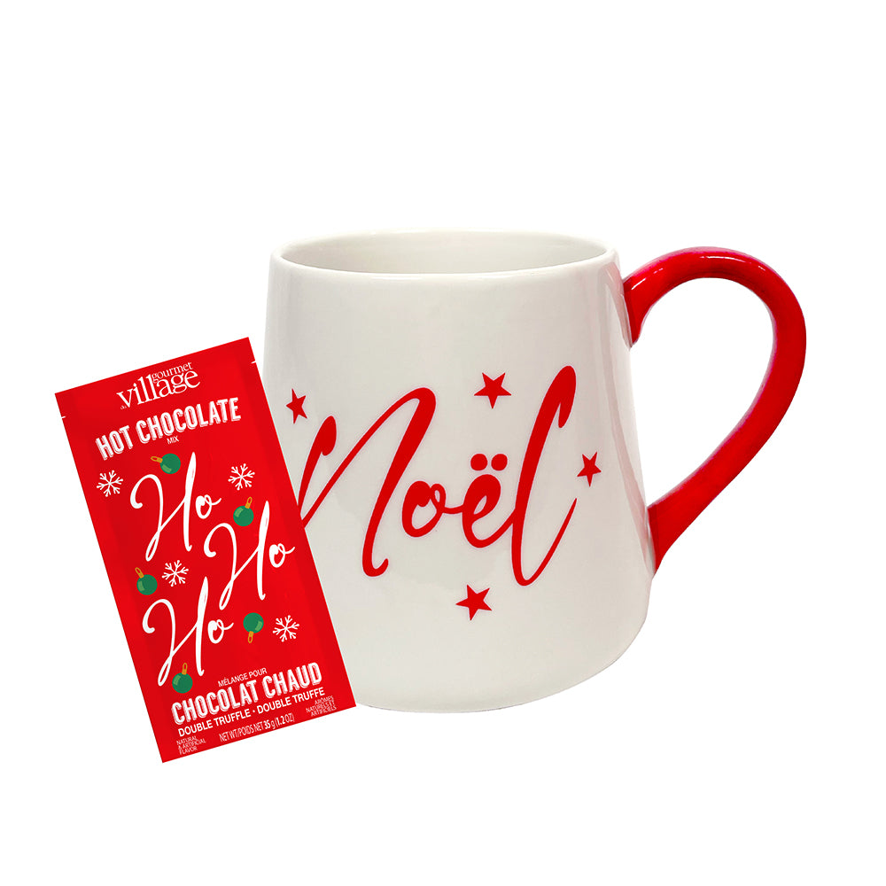 Noel Hot Chocolate Mug Gift Set