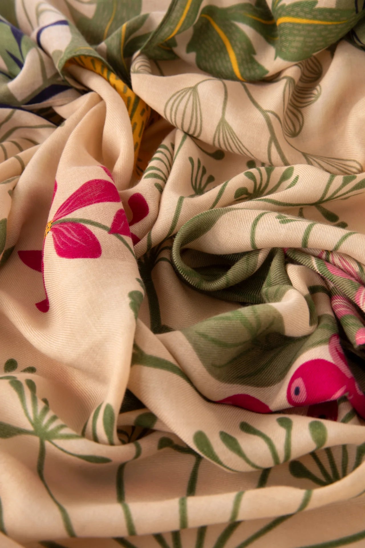 Print Scarf Swooping Swallows