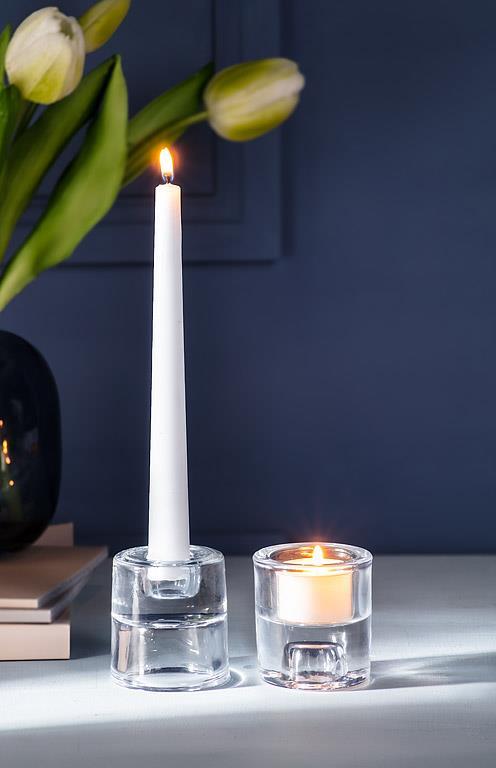 Reversible Taper & Tealight Candle Holder