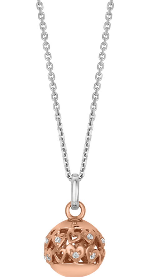 Rose Gold Ball Pendant