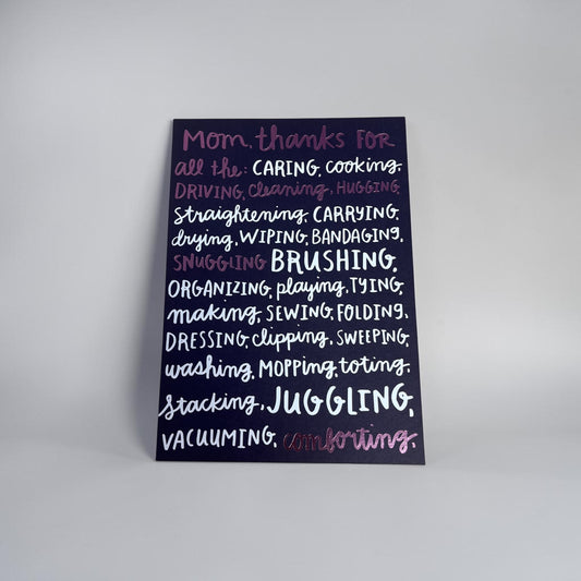 Thanks For All the Loving - Mother's Day Card