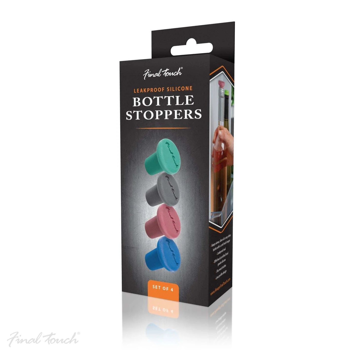Silicone Stoppers - Set of 4