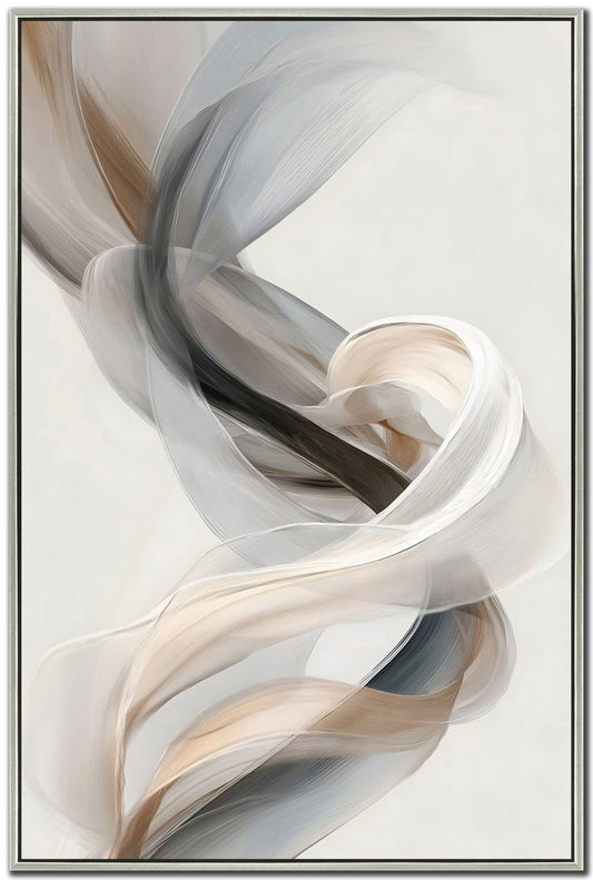 Silken Twist I & II Framed Artwork Bundle