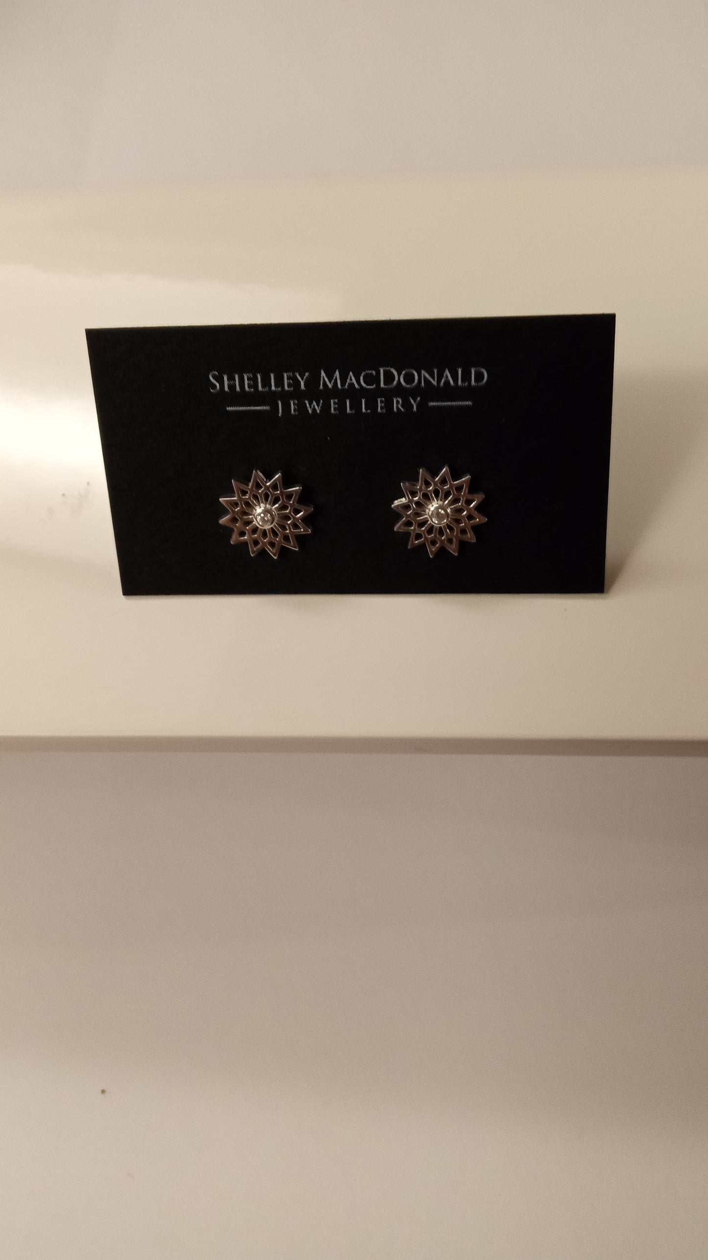 Small Snowflake Stud Earrings