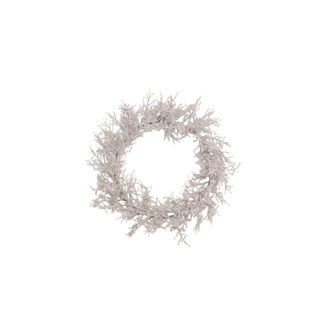 Soft Shimmer Wreath Frosted