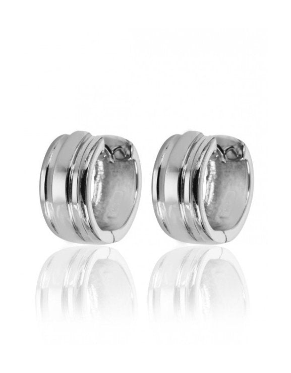 Sterling Silver Huggie Earrings