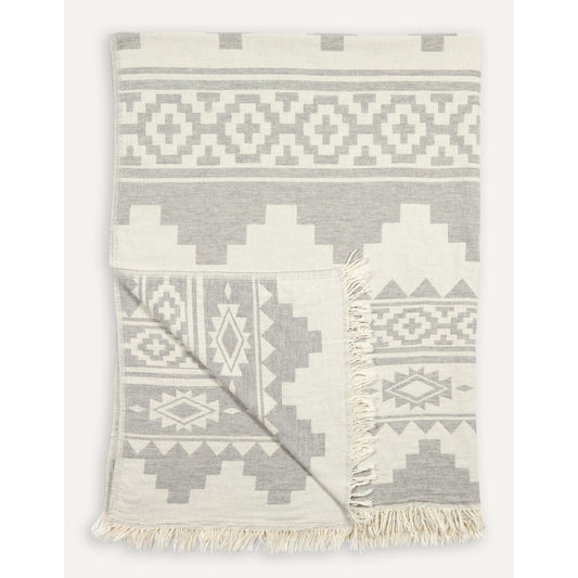 Throw Atzi Grey and White