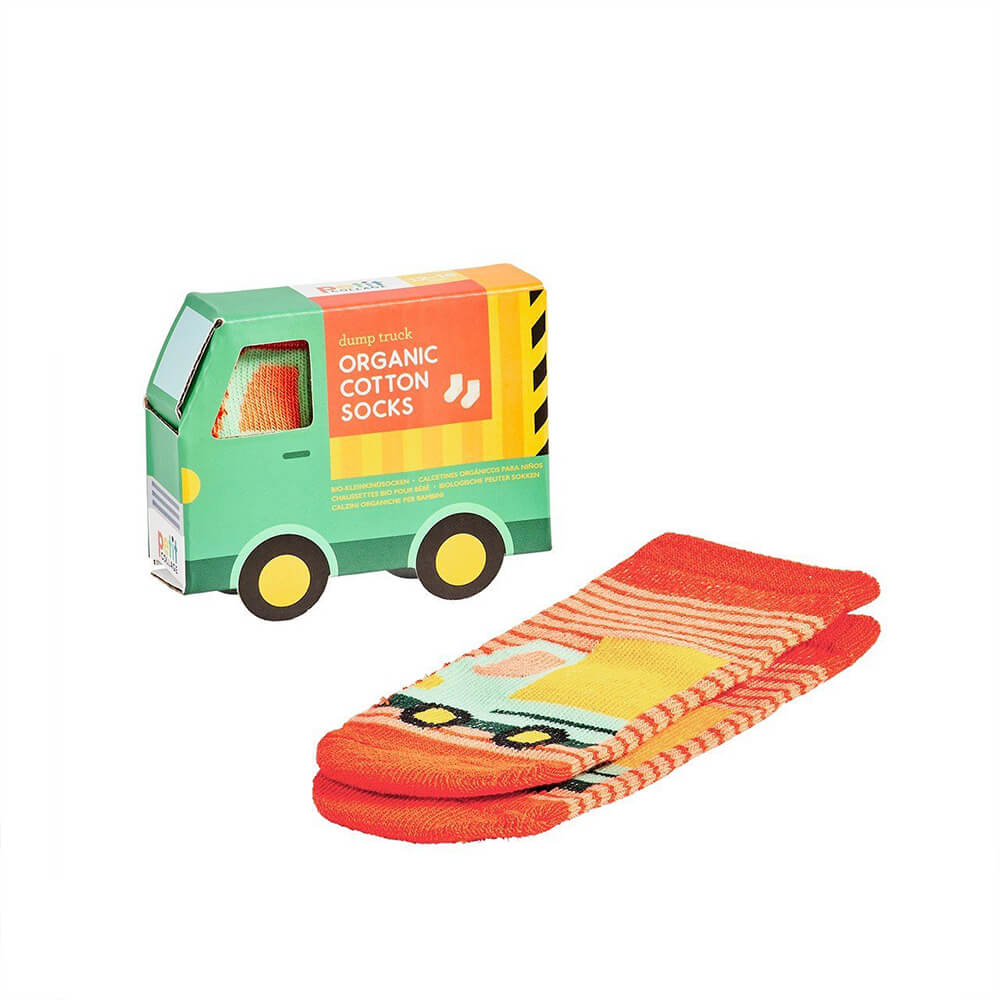 Organic Cotton Toddler Socks - Trucks