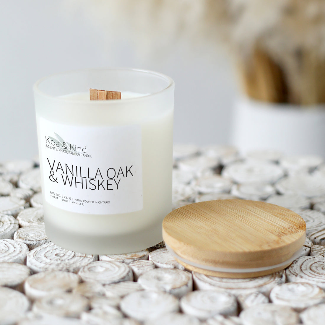 Vanilla Oak and Whiskey Soy Candle (8 oz)