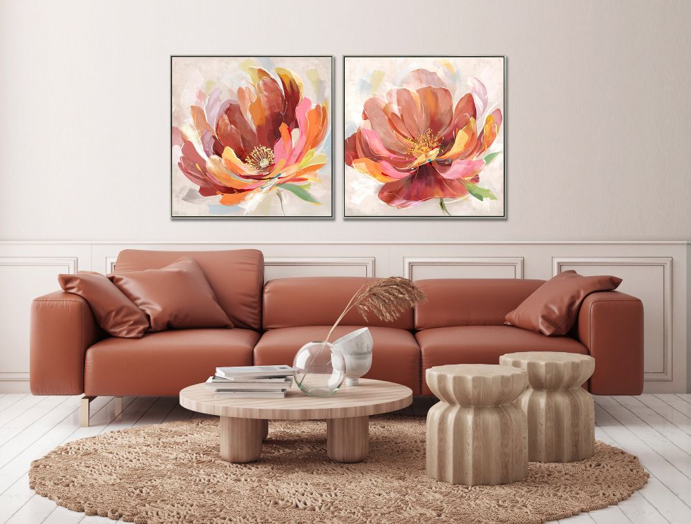 Coral Bloom - Set of 2