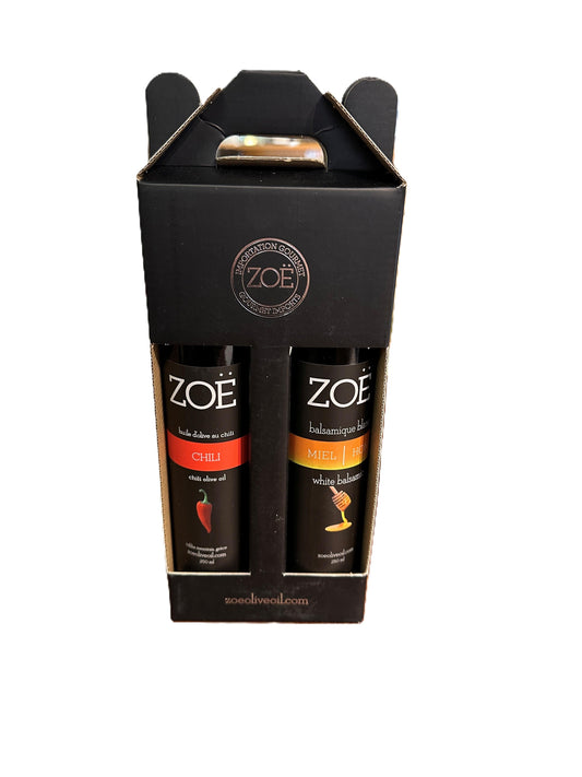 Zoe Chili Olive Oil and Honey Balsamic Bundle