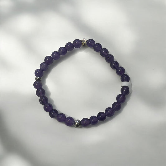 Beaded Bracelet 6mm  - Made in Canada