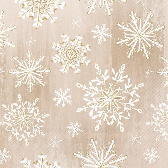 Serviettes cocktail d'hiver et de vacances