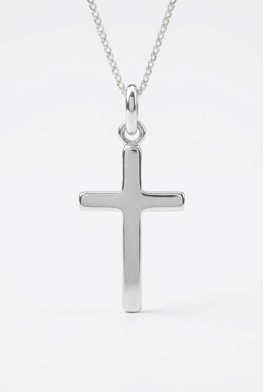 Silver Cross Necklace