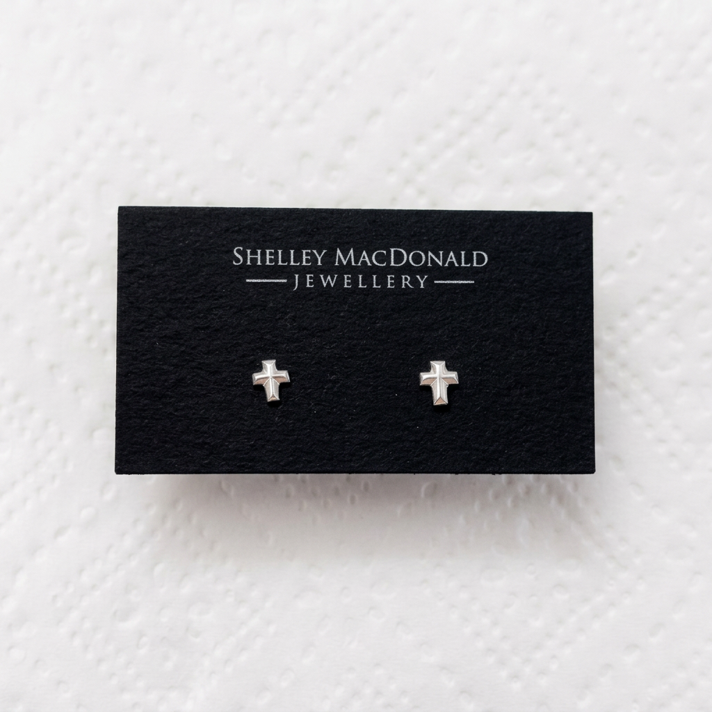 Improved Cross Stud Earrings photo