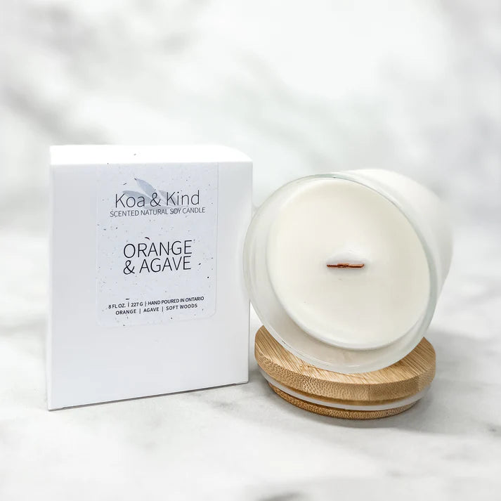 Orange & Agave  Scented Soy Candle