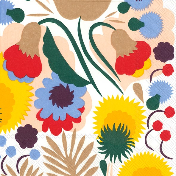 Serviettes de table printemps/été