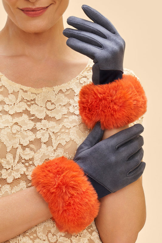 Bettina Faux Fur Gloves