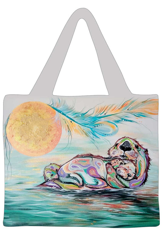 Otter Family Shopping Bag